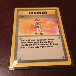90s Pokémon Trainer Card - Lass